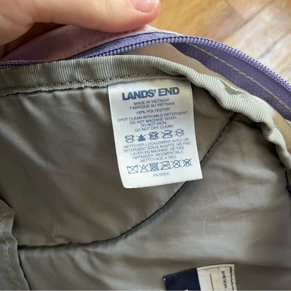 4/$25 Lands’ End Classmate Girls Pastel Backpack